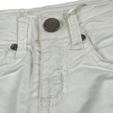 Fun & Fun Pantalone Tinta Unita con Girovita Regolabile per Bambina FNBPT14424 BIANCO FUN & FUN 