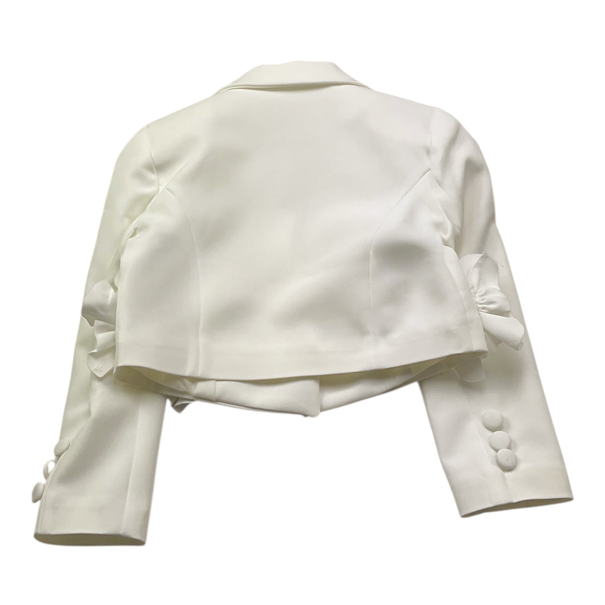 Fun & Fun Giacca Tinta Unita con Applicazioni per Bambina FNCBJS00989 BIANCO FUN & FUN 