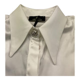 Fun & Fun Camicia Giromanica Tinta Unita per Neonata FNCBSH01047N BIANCO FUN & FUN 