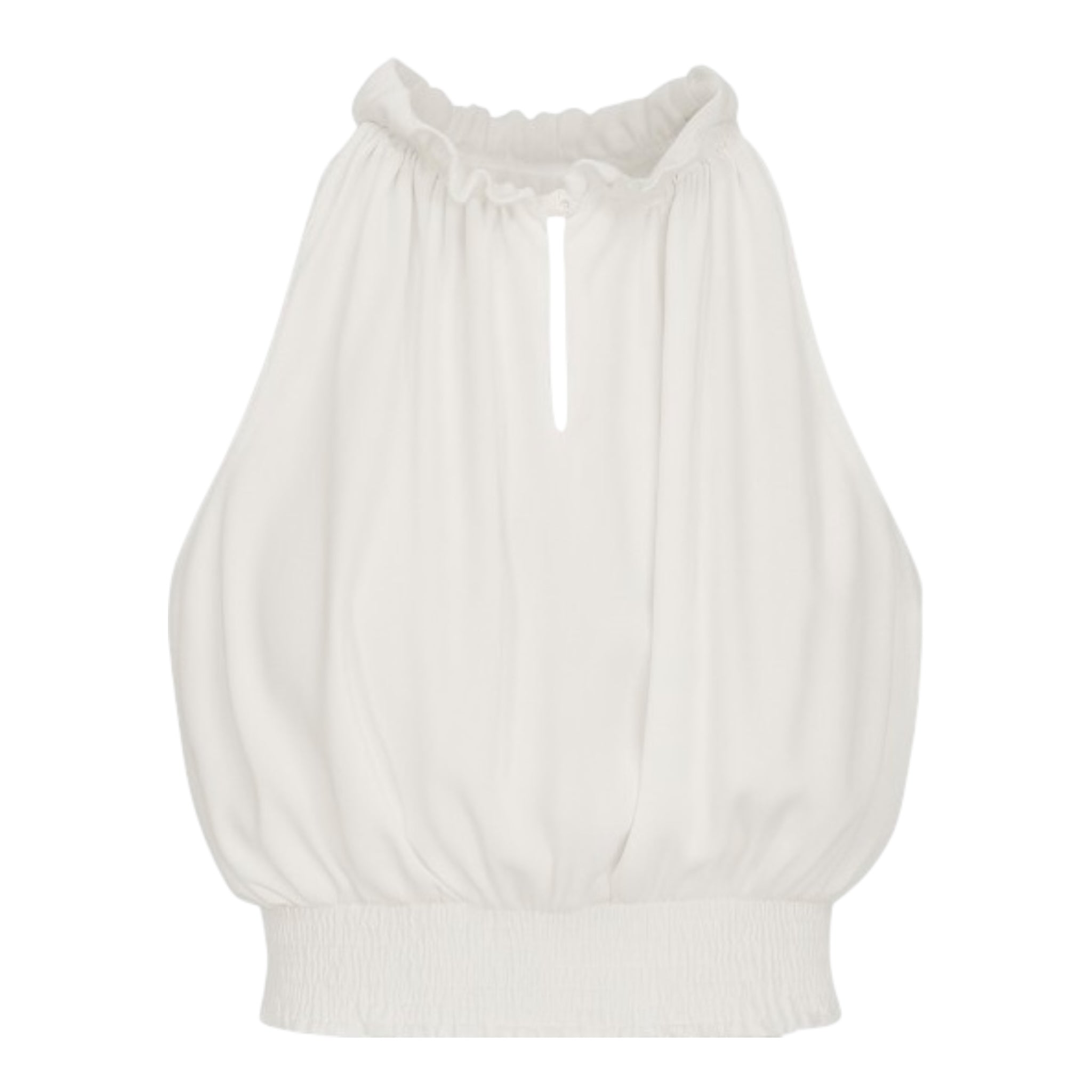 Fun & Fun Camicia Giromanica Tinta Unita per Bambina FNCJSH01080 BIANCO FUN & FUN 