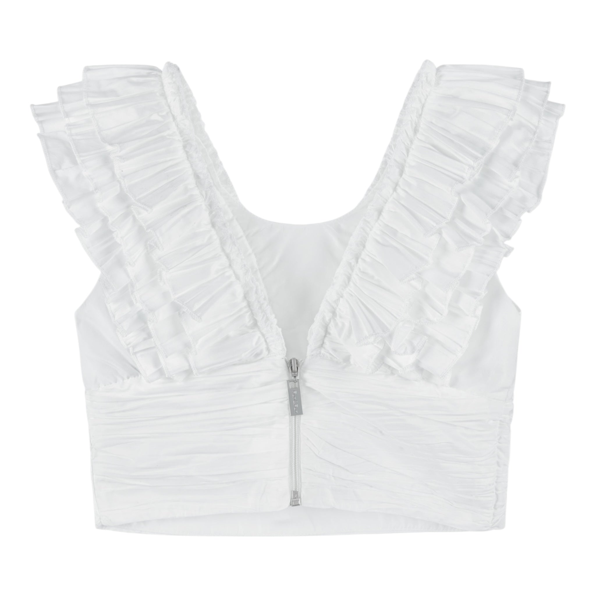 Fun & Fun Completo 2 Pezzi Top-Gonna Tinta Unita per Bambina FNCJSK00984 BIANCO FUN & FUN 