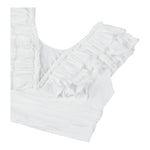 Fun & Fun Completo 2 Pezzi Top-Gonna Tinta Unita per Bambina FNCJSK00984 BIANCO FUN & FUN 