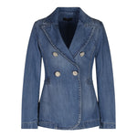 Fun & Fun Giacca In Denim Tinta Unita per Bambina FNJJK16541 BLU FUN & FUN 