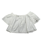 Fun & Fun Top Mezza Manica tinta unita Bianco per Bambina FNJSH11378 BIANCO FUN & FUN 