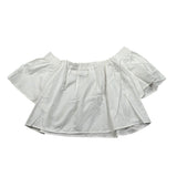 Fun & Fun Top Mezza Manica tinta unita Bianco per Bambina FNJSH11378 BIANCO FUN & FUN 