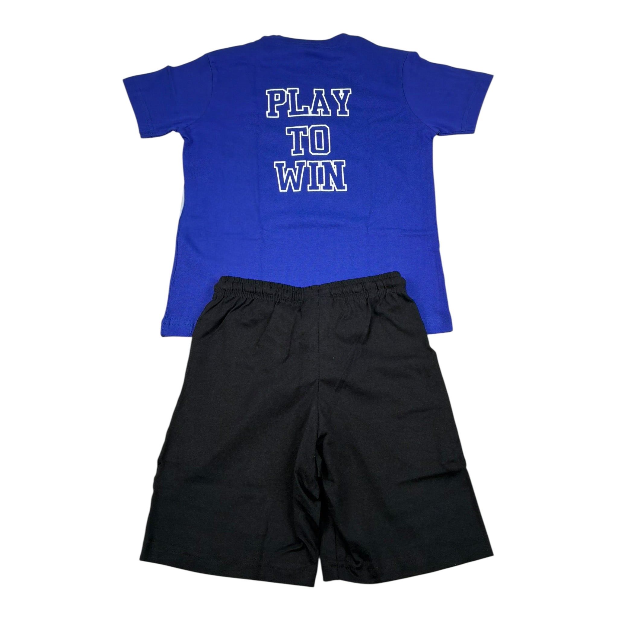 Funky Completo 2 Pezzi T-Shirt-Bermuda Blu per Bambino 25301112 BLU FUNKY 