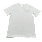 G2Firenze T-Shirt Girocollo tinta unita con Stampa Bianco per Bambino 00811 BIANCO G2FIRENZE 