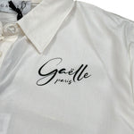 Gaelle Camicia tinta unita con Stampa Bianco per Bambina 2745C00518 BIANCO GAELLE 