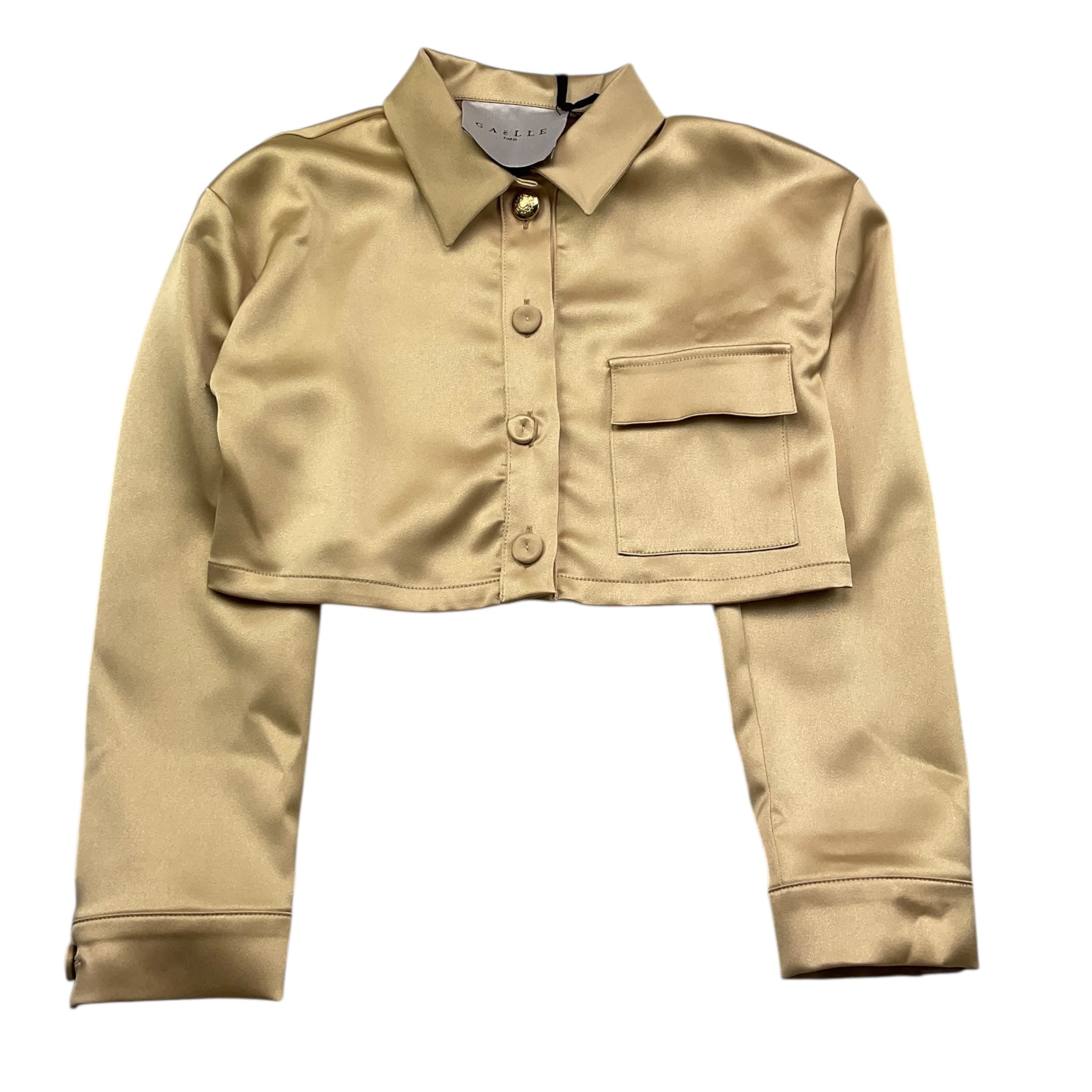 Gaelle Camicia Manica Lunga Modello Crop per Bambina 2745JY00363 ORO GAELLE 
