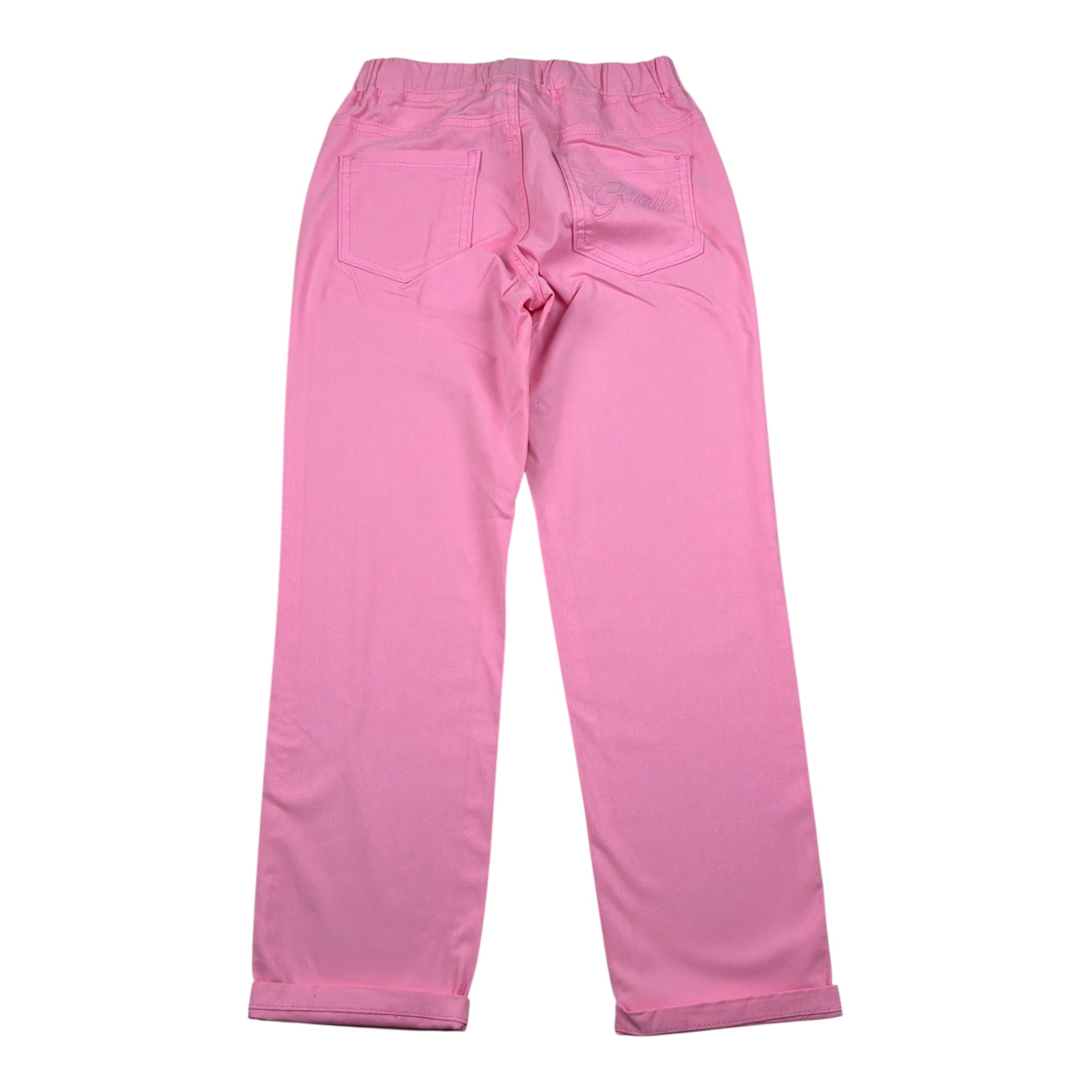 Gaelle Pantalone tinta unita con Elastico In Vita Rosa per Bambina 2745P00514 ROSA GAELLE 