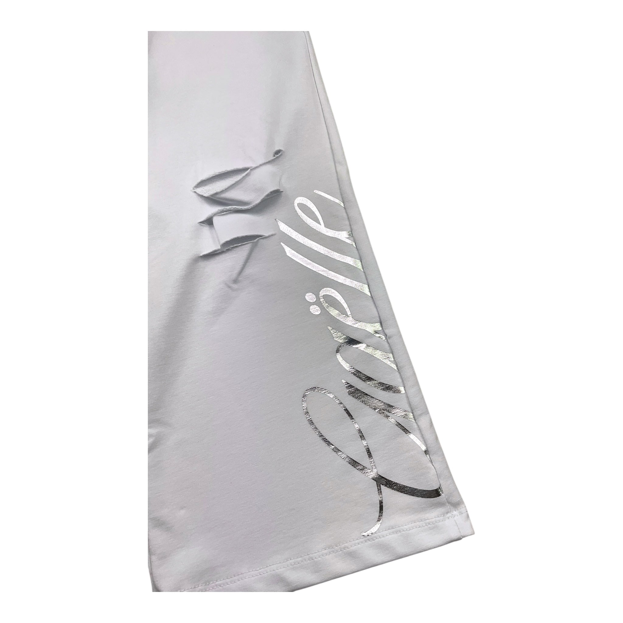 Gaelle Pantalone Tuta Modello Palazzo Tinta Unita per Bambina 2745PF00382 BIANCO GAELLE 