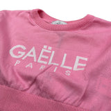 Gaelle Maglia tinta unita con Stampa Rosa per Bambina 2745WY00513 ROSA GAELLE 