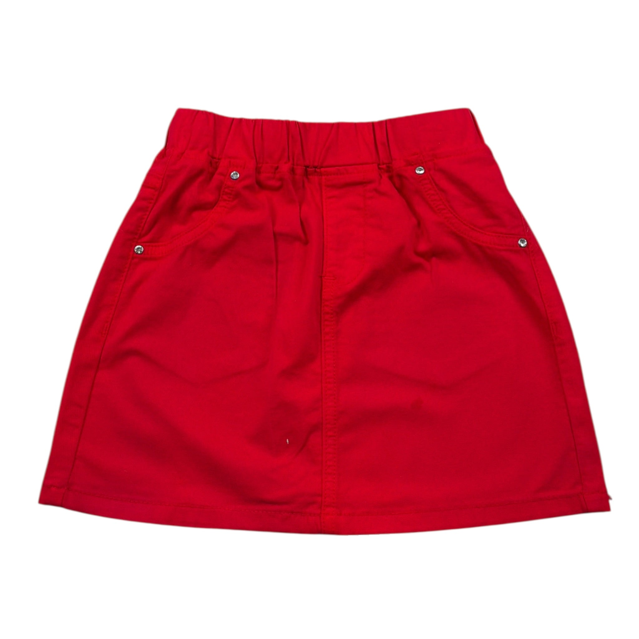 Gaelle Gonna tinta unita con Elastico In Vita Rosso per Bambina 2746G00519 ROSSO GAELLE 
