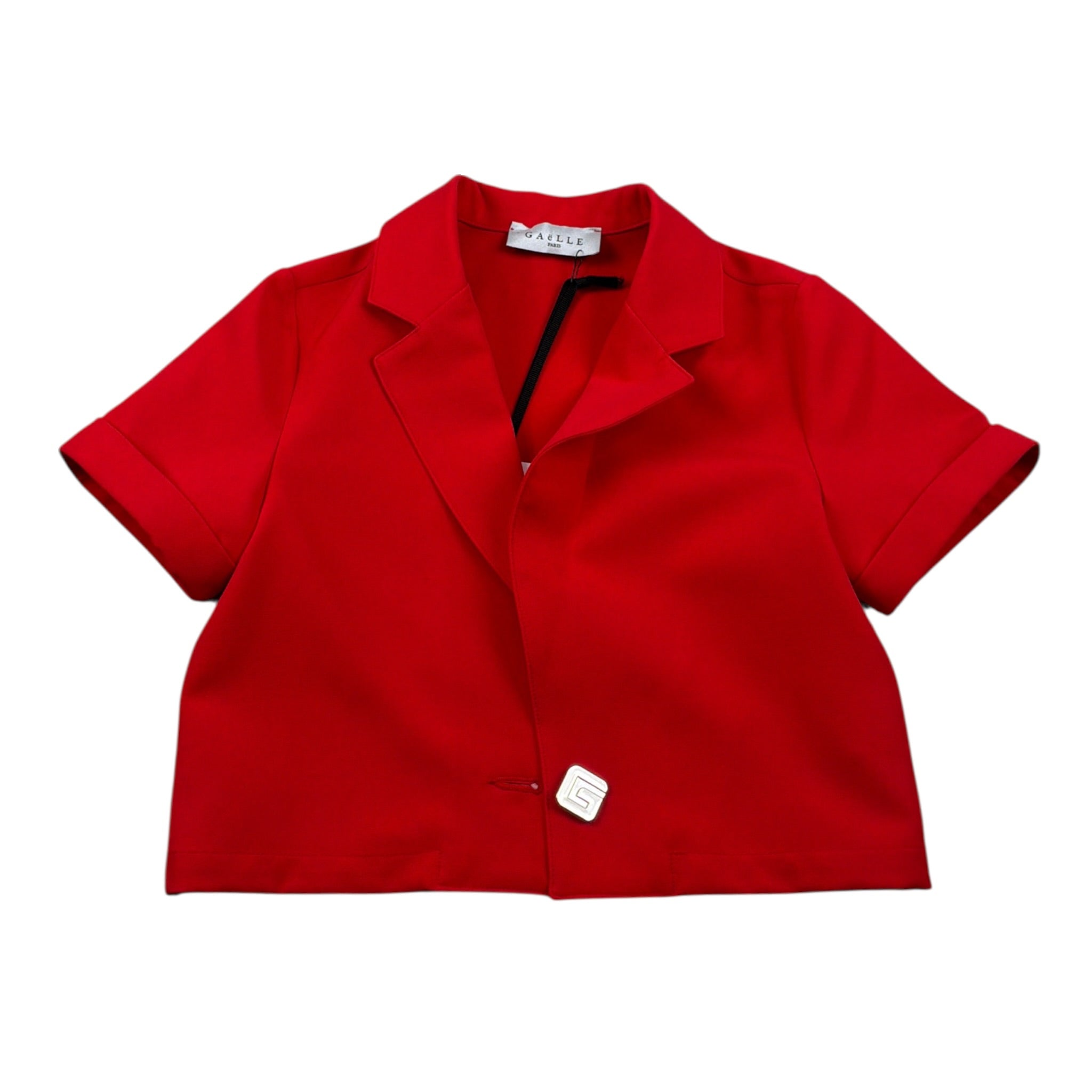 Gaelle Giacca tinta unita Mezza Manica Rosso per Bambina 2746JY00545 ROSSO GAELLE 