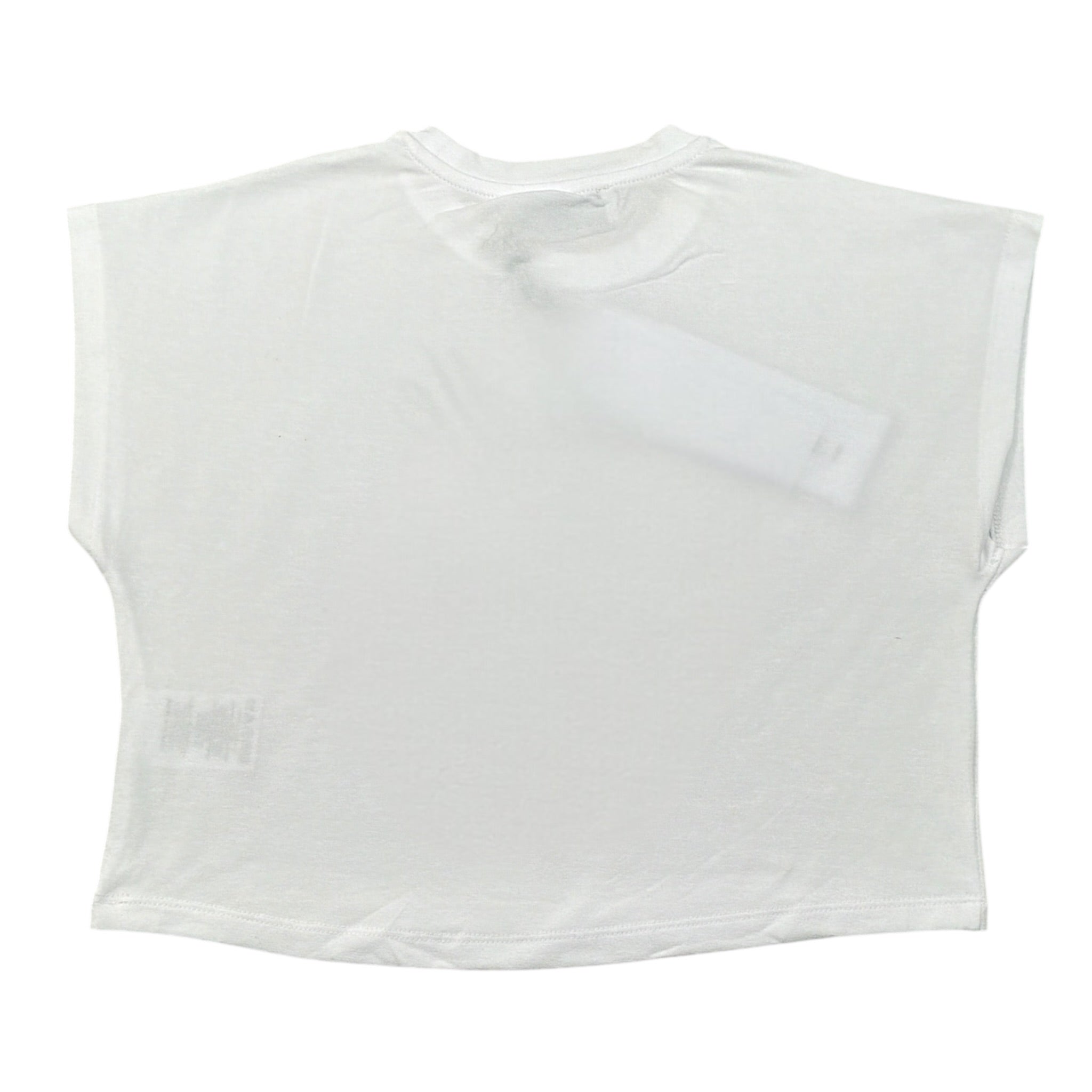 Gaelle T-Shirt tinta unita con Stampa Bianco per Bambina 2746MY00510 BIANCO GAELLE 
