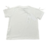 Gaelle T-Shirt tinta unita con Stampa Bianco per Bambina 2746N00500 BIANCO GAELLE 