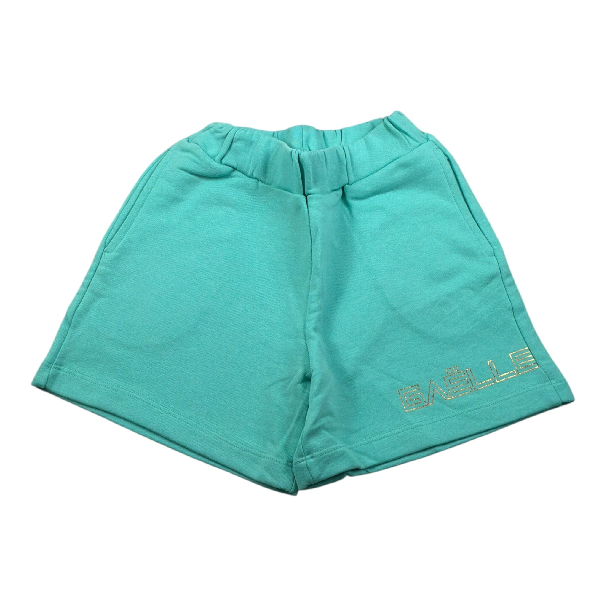 Gaelle Short tinta unita con Stampa Verde Acqua per Bambina 2746P0716 VERDE ACQUA GAELLE 