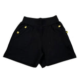 Gaelle Short Tinta Unita con Bottoni per Bambina 2746S00106 NERO GAELLE 