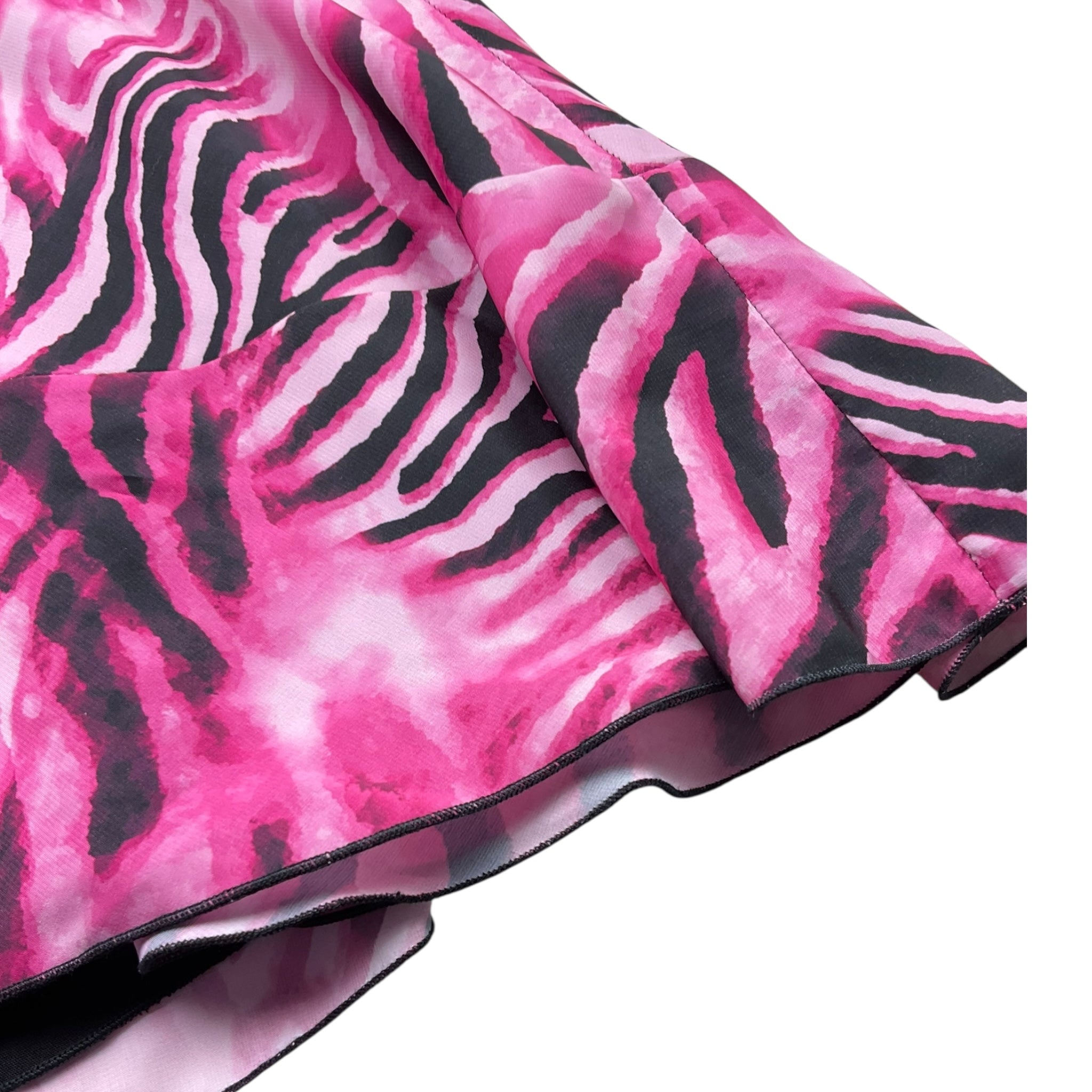 Gaelle Abito Tinta Unita con Fantasia Zebrata per Bambina 2746V0699 FUXIA GAELLE 