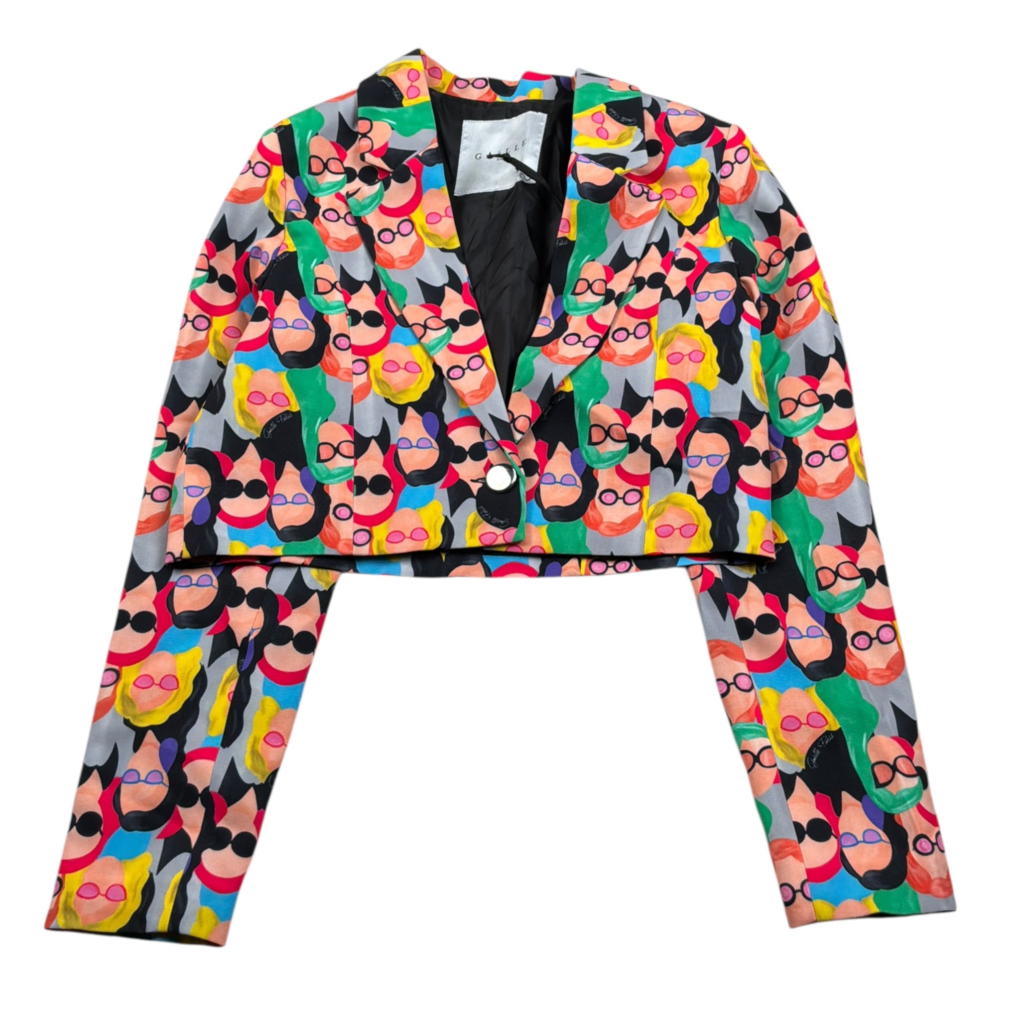 Gaelle Giacca Modello Crop Stampa Fantasia Multicolor per Bambina JY00037 MULTICOLOR GAELLE 