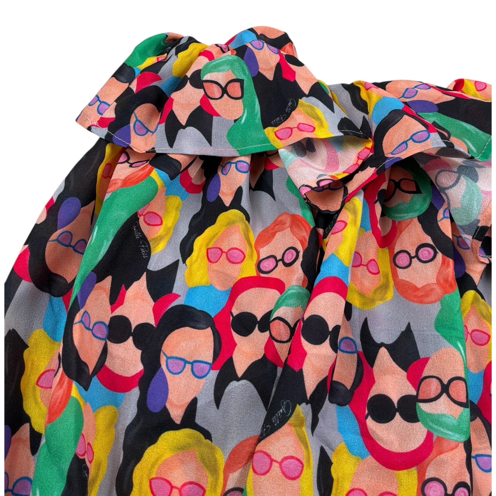 Gaelle Camicia Manica Lunga Stampa Fantasia Multicolor per Bambina MY00045 MULTICOLOR GAELLE 