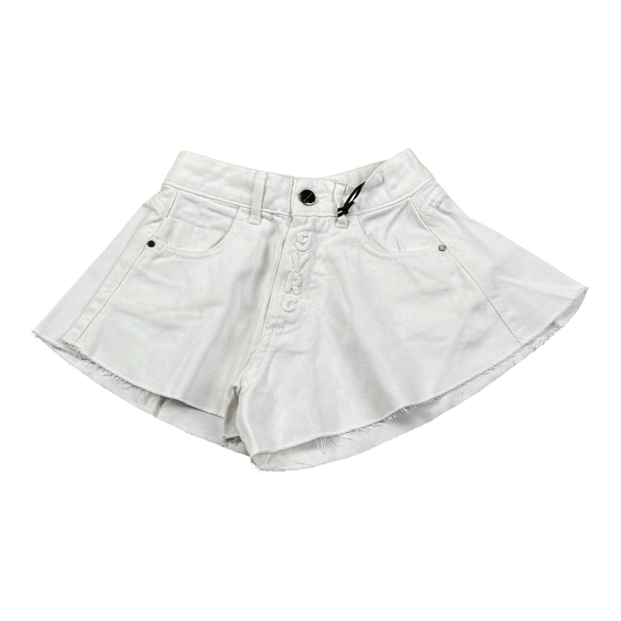 Gavroche Short tinta unita Modello A Farfalla Bianco per Bambina GA31 BIANCO GAVROCHE 