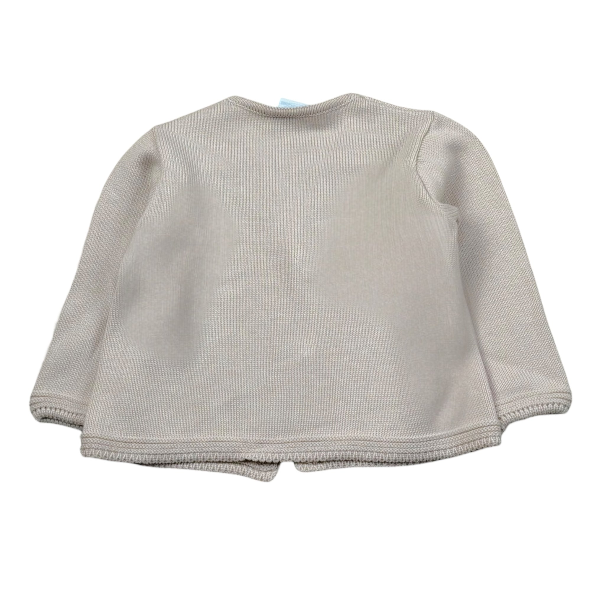 Granlei Cardigan Tinta Unita per Neonato 125134 BEIGE GRANLEI 