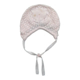 Granlei Cappello Tinta Unita con Ricami per Neonata 12588 ROSA GRANLEI 