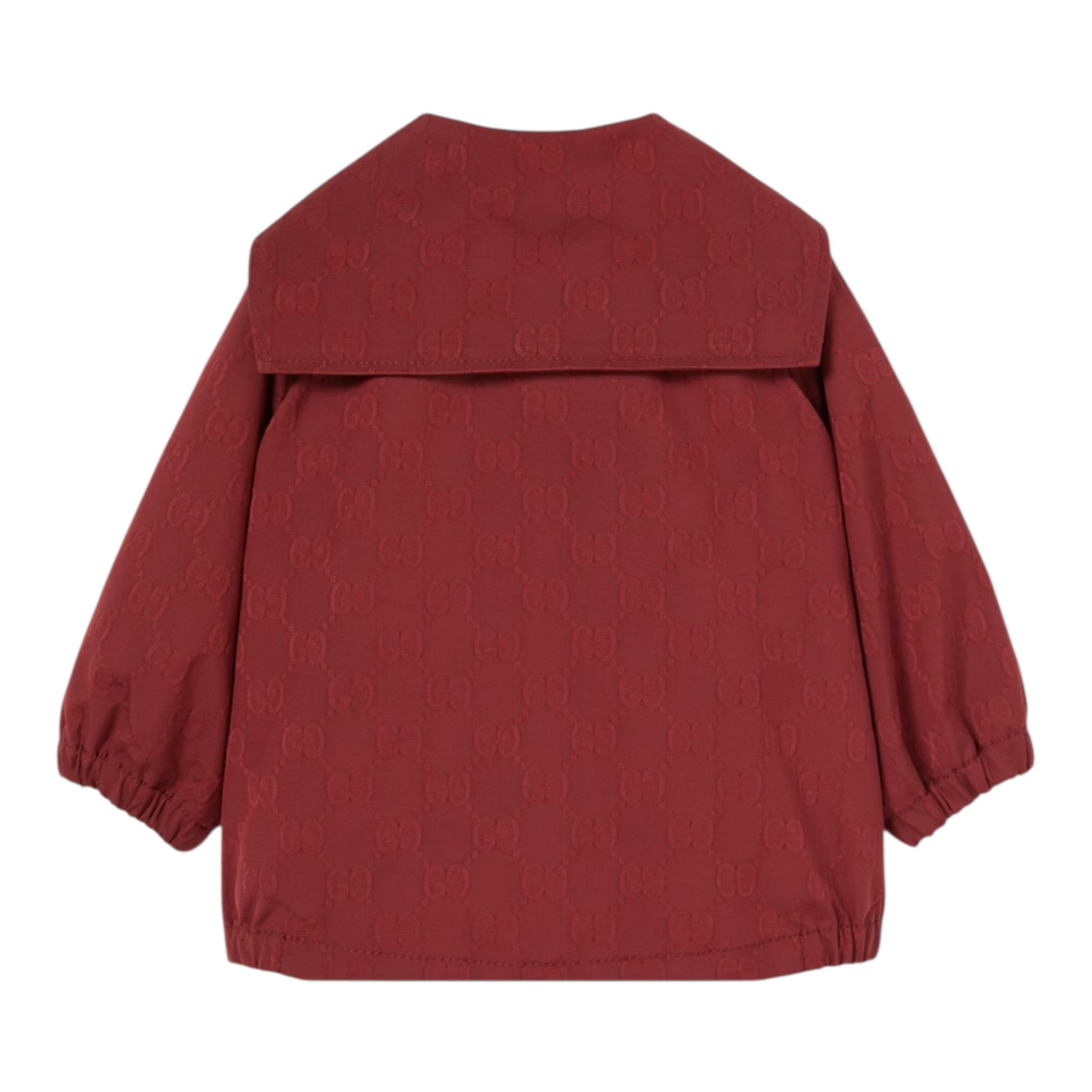 Gucci Giubbino Tinta Unita con Stampe Loghi per Neonato 8044388 BORDEAUX GUCCI 