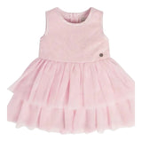 Guess Set Abito-Coulotte Tinta Unita Giromanica per Neonata A3RK26KBL10 ROSA GUESS 