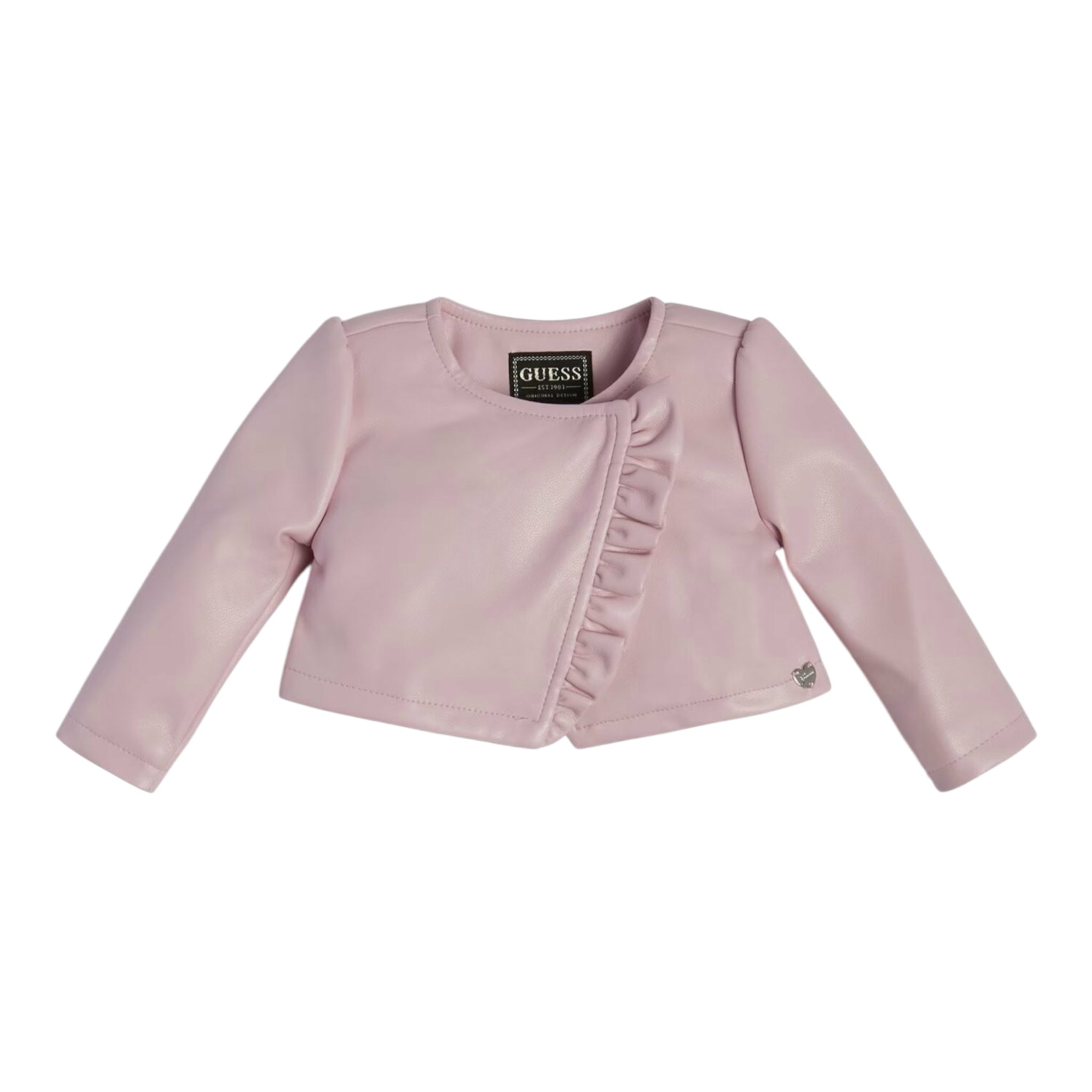 Guess Coprispalle Tinta Unita con Rouches per Neonata A3RL01WE8D0 ROSA GUESS 