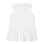 Guess Abito Giromanica Tinta Unita con Culotte per Neonata A4GK18KA6W4 BIANCO GUESS 