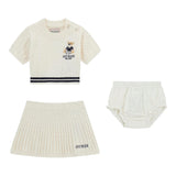 Guess Completo 3 Pezzi Maglia-Gonna-Mutandina per Neonata A5RG13Z37L1 PANNA GUESS 