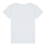 Guess T-Shirt Tinta Unita con Stampa per Bambina A5RI00K6YW4J BIANCO GUESS 