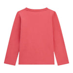 Guess Shirt Girocollo Tinta Unita con Logo per Neonata A5RI01K6YW4X ROSA GUESS 