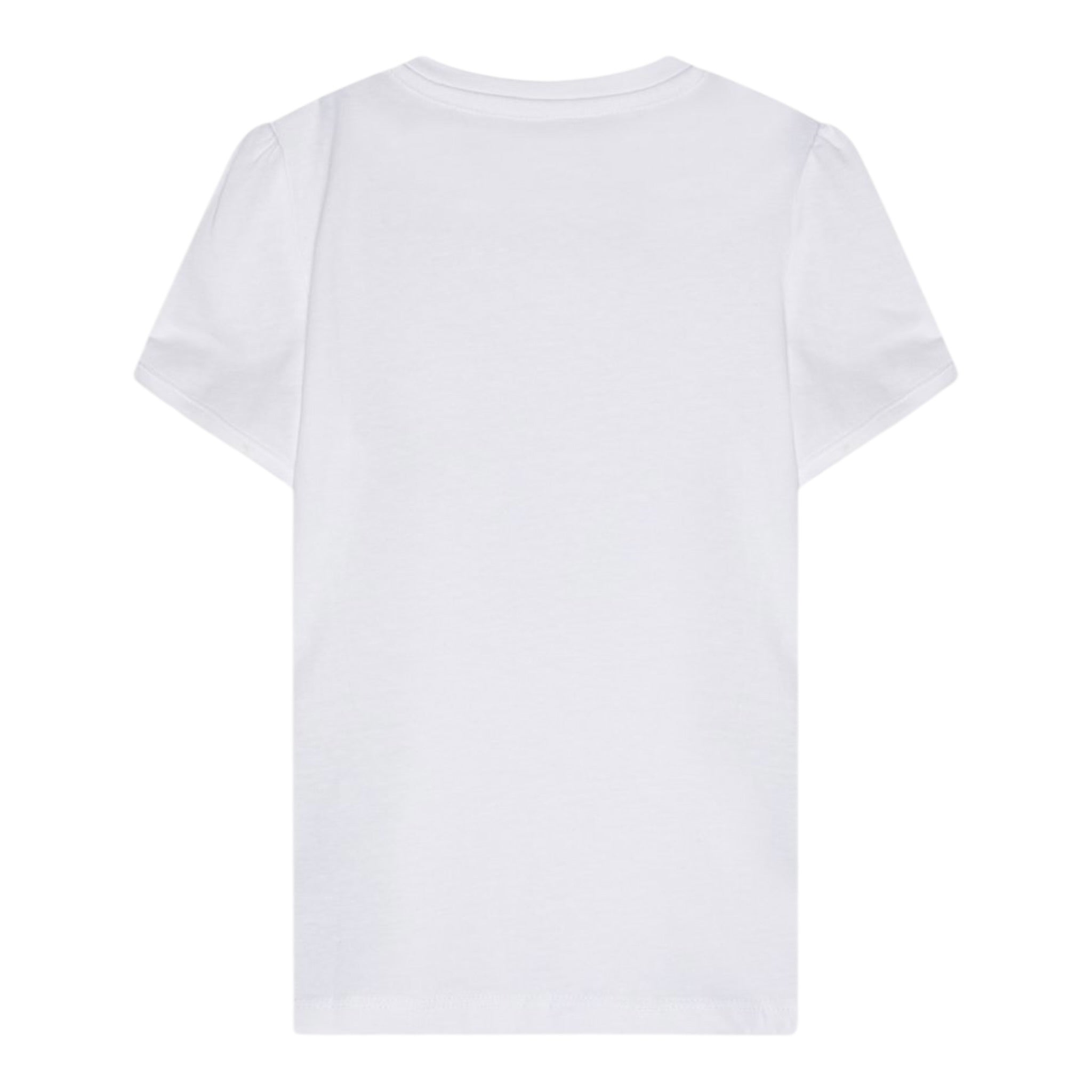 Guess T-Shirt Girocollo Tinta Unita con Logo per Neonata A5RI03K6YW4XX BIANCO GUESS 