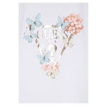 Guess T-Shirt Girocollo Tinta Unita con Logo per Neonata A5RI03K6YW4XX BIANCO GUESS 