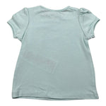 Guess T-Shirt Girocollo Tinta Unita con Logo per Neonata A5RI03K6YW4XX VERDE ACQUA GUESS 