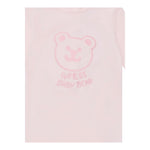 Guess Tutina Tinta Unita con Stampa per Neonata H2YW00KA6W3 ROSA CIPRIA GUESS 