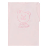 Guess Tutina Tinta Unita con Stampa per Neonata H2YW00KA6W3 ROSA CIPRIA GUESS 