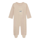 Guess Tutina Tinta Unita con Stampa per Neonata H3YW02J1314 BEIGE GUESS 