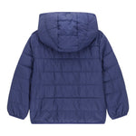 Guess Giubbino Tinta Unita con Cappuccio per Bambino H4BT03WCFM0J BLU GUESS 