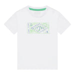 Guess T-Shirt Gircollo Tinta Unita con Stampa per Neonato I2GI06K8HM0 BIANCO GUESS 