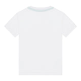 Guess T-Shirt Gircollo Tinta Unita con Stampa per Neonato I2GI06K8HM0 BIANCO GUESS 