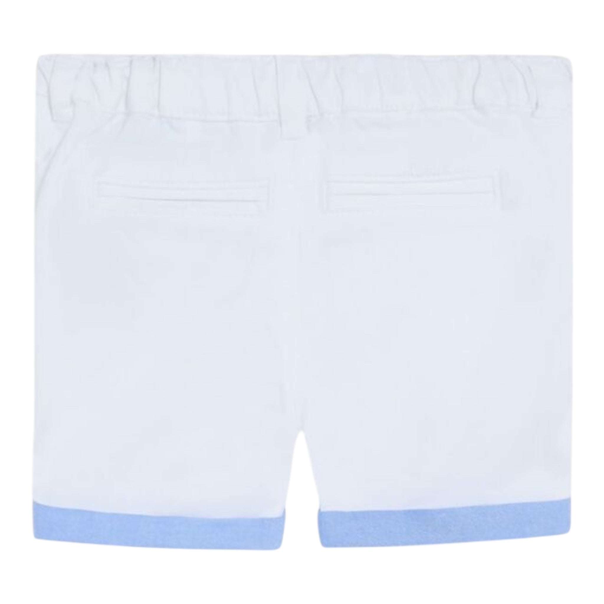 Guess Bermuda Tinta Unita con Elastico In Vita per Neonato I2RD00WEHD0 BIANCO GUESS 