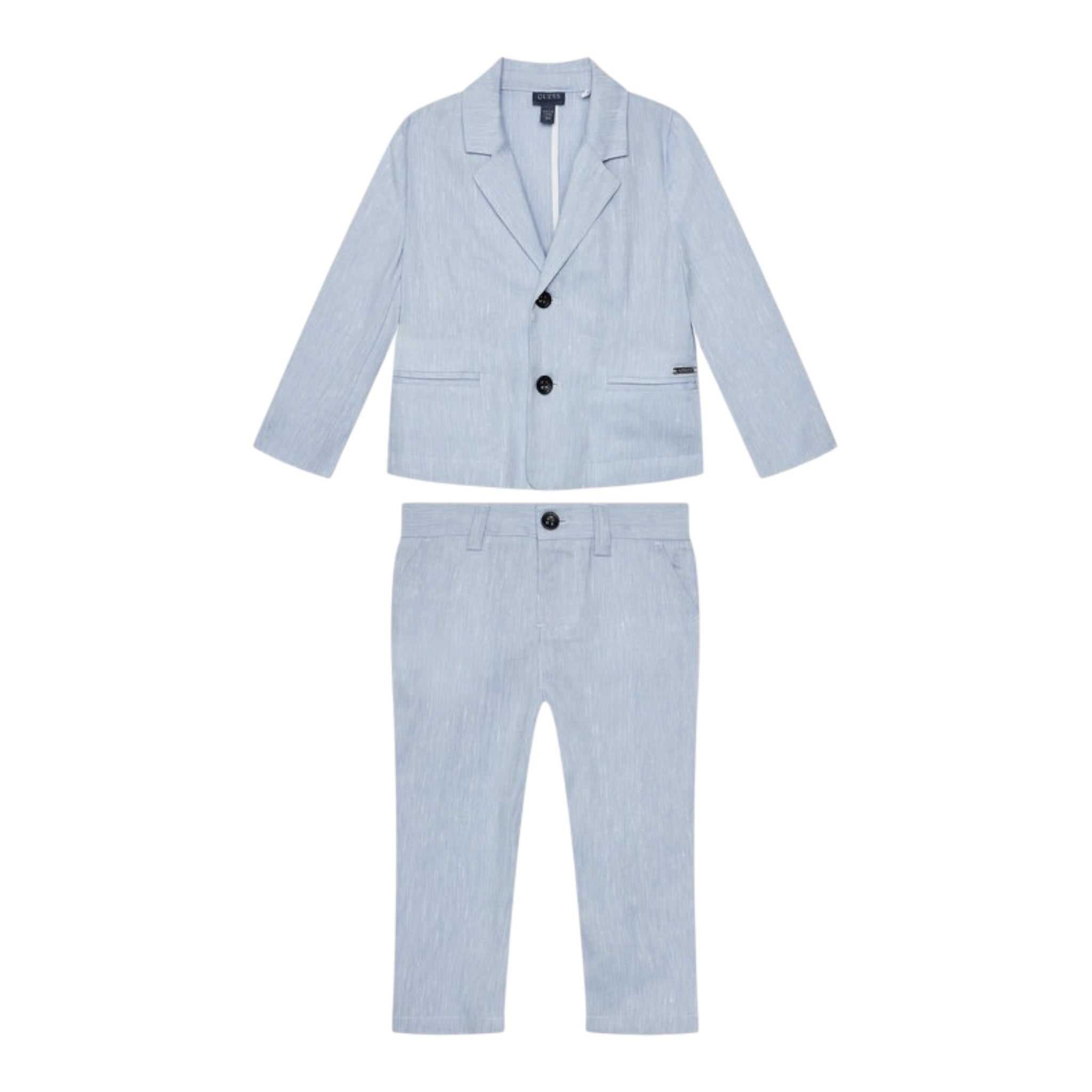 Guess Completo 2 Pezzi Giacca-Pantalone per Neonato I4RG26WFZ90N AZZURRO GUESS 