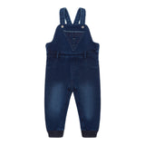Guess Salopette Tinta Unita In Denim per Neonato I4YD00KARY0 BLU GUESS 