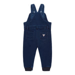 Guess Salopette Tinta Unita In Denim per Neonato I4YD00KARY0 BLU GUESS 