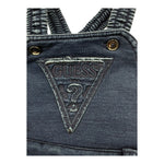 Guess Salopette Tinta Unita In Denim per Neonato I4YD00KARY0 BLU GUESS 