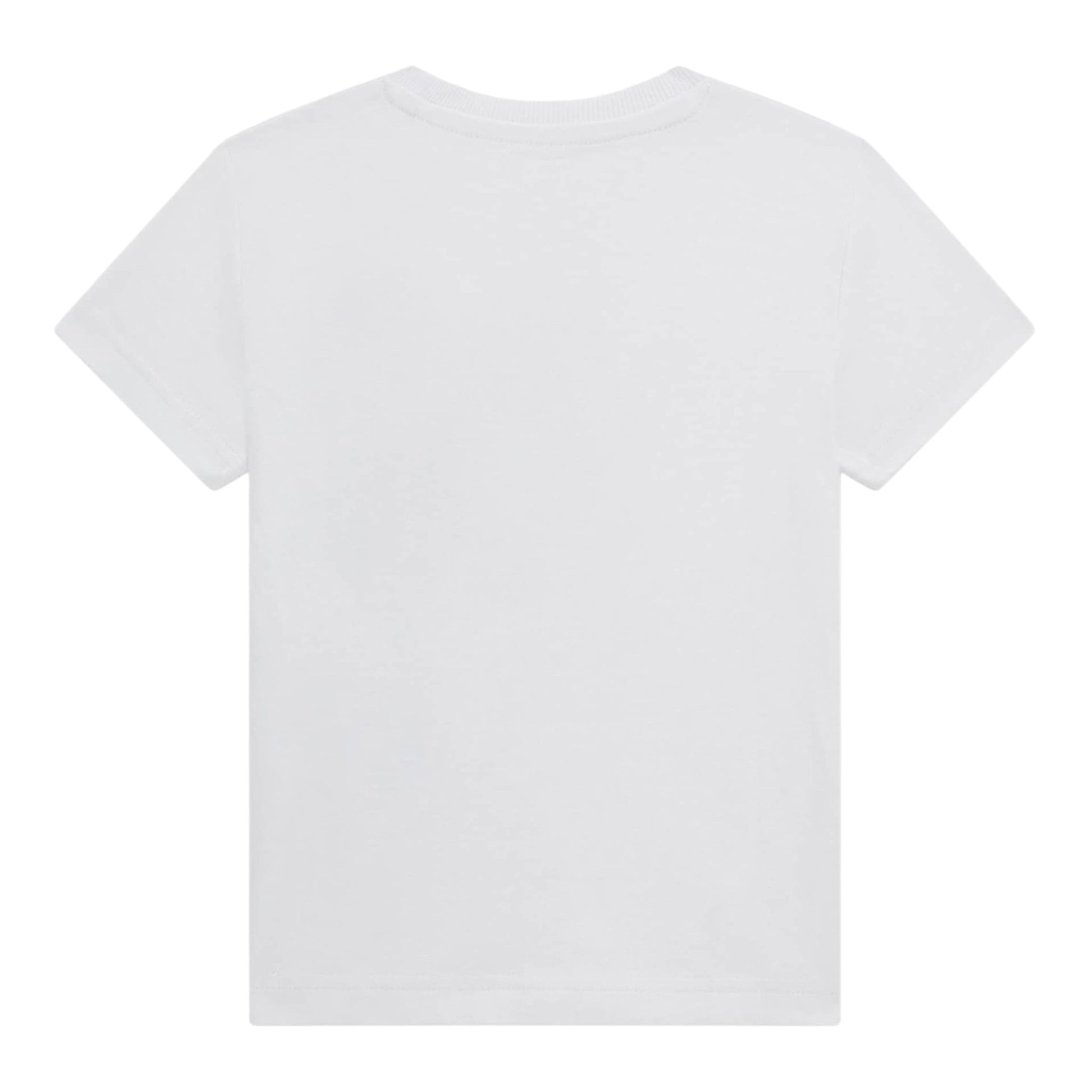 Guess T-Shirt Gircollo Tinta Unita con Stampa per Neonato I5GI01K8HM4 BIANCO GUESS 